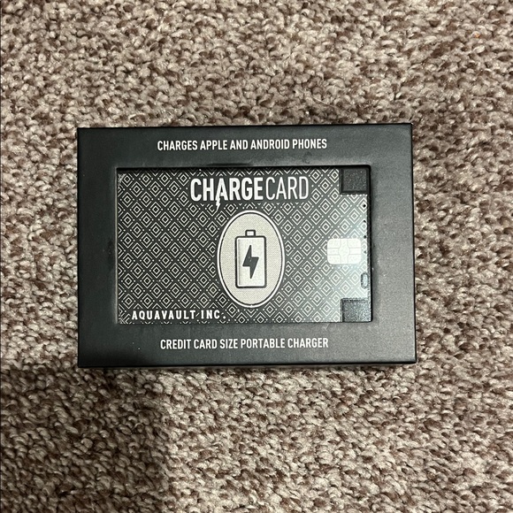 NWT Black Aquavault Charge Card
